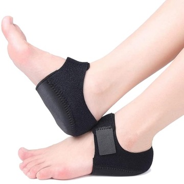 PODPIĘTKI ŻELOWE WKŁADKI NA OSTROGI PIĘTOWE AMORTYZUJĄCE BOLĄCE PIĘTY 2 szt