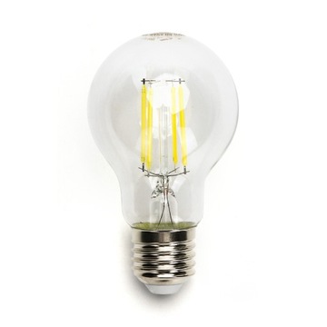 Żarówka E27 LED filament A60 4W 500Lm 6500K ZIMNA