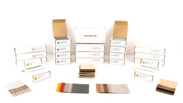 ZAŚLEPKI MEBLOWE MASKUJĄCE DO KONFIRMATÓW SAMOPRZYLEPNE FI 14 mm POPIEL 25