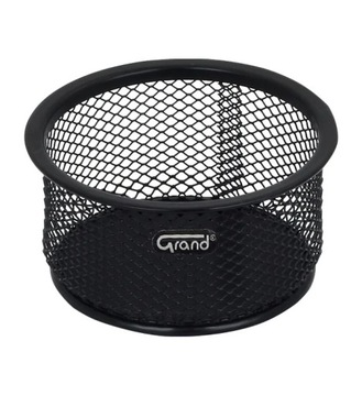 Pojemnik na spinacze GR-10 czarny metalowy GRAND 1