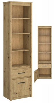 Regał dąb artisan, szuflada,drzwi , Ayson