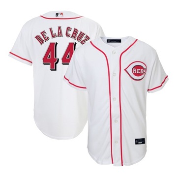 Biała replika koszulki domowej Elly De La Cruz dla malucha Cincinnati Reds