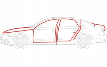 ПРОКЛАДКА КРОЯ ДВЕРИ АВТОМОБИЛЯ КРЫШКА 5 М УПЛОТНИТЕЛЬНАЯ ЛЕНТА