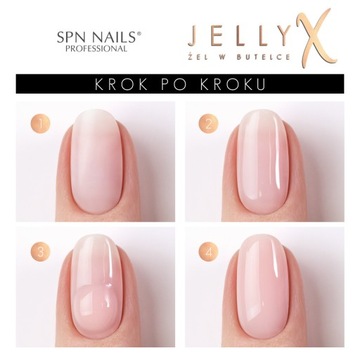 SPN Nails Zestaw 6 x żel JellyX + Top 501 Gratis