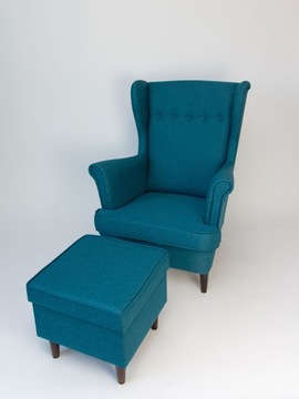 диван, 2x кресло, 2x табурет для ног - набор для отдыха Kepl