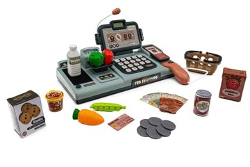 КАССА В МАГАЗИНЕ МИКРОФОН ВЕСЫ КОРЗИНА СКАНЕР ЛЕНТА