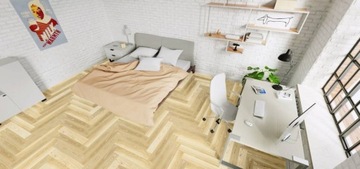 Паркет ЕЛОЧКА Ясень Auric 130 Classic 0,65м2