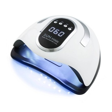 Mocna Lampa Do Paznokci Hybryd Żeli UV LED Sun x10 Max LCD Z Rączką 280W