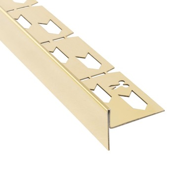 Откос для душа 140CM GOLD GLOSS GOLD Левый - REA