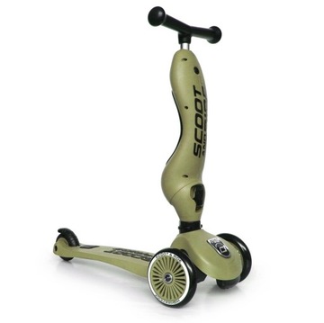 Детский самокат 2-в-1, Scoot and Ride, трехколесный + шлем S-M