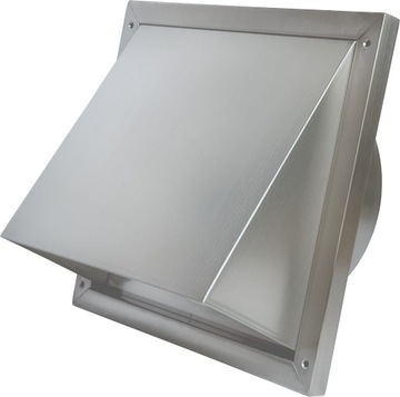 WYRZUTNIA KRATKA Z KLAPA ZWROTNA ZAWÓR SUA 200 mm NIERDZEWKA KWASÓWKA INOX