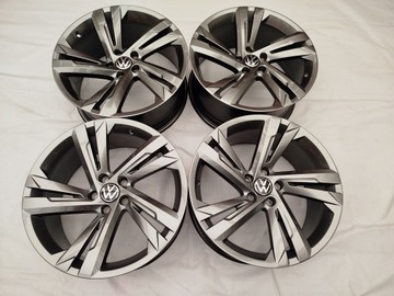 4× DISK HLINÍK AUDI OE VW TIGUAN II R-LINE 8.5" X 19" 5X112 ET 38