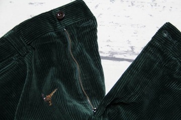 Polo Ralph Lauren _ spodnie chinosy sztruksowe w bażanty _ 36/34