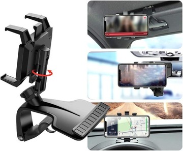 UCHWYT SAMOCHODOWY KLIPS NA TELEFON NA KOKPIT DESKĘ ROZDZIELCZĄ AUTA KOANNI