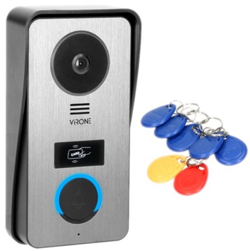 ВИДЕО ИНТЕРФОН ВОРОТА КАЛИТКА RFID-СЧИТЫВАТЕЛЬ ПРИЛОЖЕНИЕ TUYA WiFi БРЕЛКИ