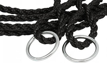 КАЧЕЛИ ГНЕЗДО АИСТА XL 100см ЧЕРНО-ЗЕЛЕНЫЕ ВЕРЕВКИ 18мм