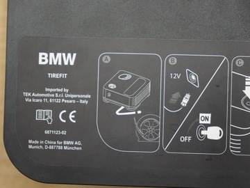КОМПРЕССОРНАЯ СИСТЕМА МОБИЛЬНОСТИ BMW F39 F48 MINI 6871123