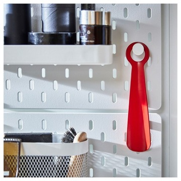 IKEA SNOSKYFFEL Рожок для обуви красный 18 см