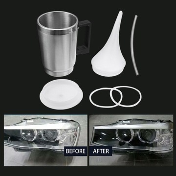 Автомобильная фара из нержавейки + ремонт пластика