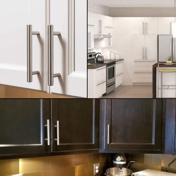 10 шт. КУХОННЫЕ РУЧКИ НЕРЖАВЕЮЩЕЙ СТАЛИ + 40 ВИНТОВ