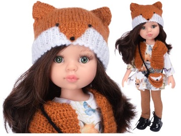 LALKA hiszpańska PAOLA REINA 32cm CAROL + ubranka, buciki +pudełko