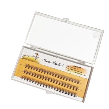 RZĘSY NESURA EYELASH KĘPKI RZĘS JEDWABNE 12mm