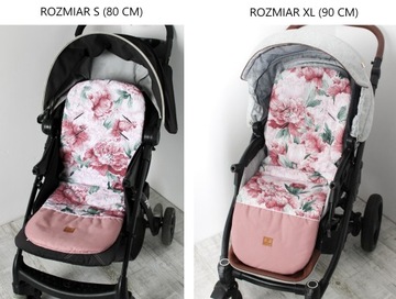 Вкладыш в коляску цветы, вкладыш в коляску Mia XL, 90 см.