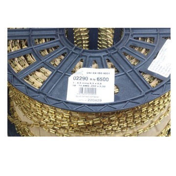 Разъемы F6,3/0,8 1-2,5 мм² BM Group (100 шт.)