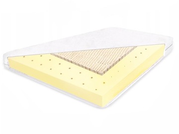 Materac dla dziecka przewiewny lateks 70x140 18cm