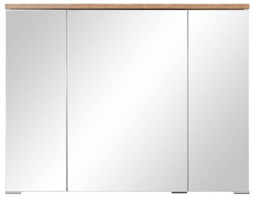 Astor Szafka Z Lustrem 80 cm Spek Biały Połysk