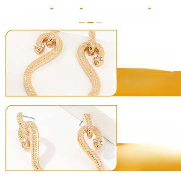 МОДНЫЕ ЖЕНСКИЕ СЕРЬГИ ЗМЕИ ШИКАРНЫЕ