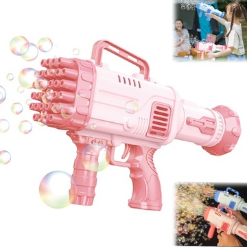 PISTOLET NA BAŃKI MYDLANE BAZOOKA DO BANIEK PŁYN
