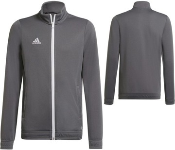 BLUZA DZIECIĘCA SPORTOWA DRESOWA NA SIŁOWNIĘ DO BIEGANIA BEZ KAPTURA ADIDAS