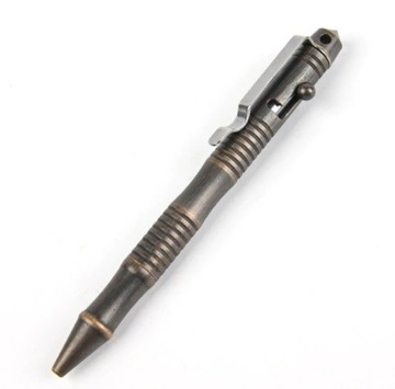 Długopis mosiężny taktyczny RELOAD DARK BRASS