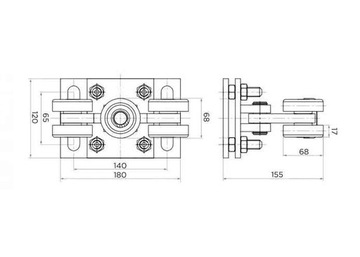 ТЕЛЕЖКА ДЛЯ ОТКАТНЫХ ВОРОТ КОМПЛЕКТ 80х80