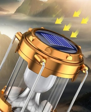 СВЕТОДИОДНАЯ ТУРИСТИЧЕСКАЯ ЛАМПА СОЛНЕЧНЫЙ ПОХОДНЫЙ ФАКЕЛ