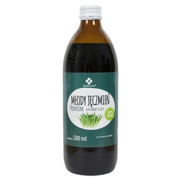 Sok młodego jęczmienia Naturalny, bez cukru 500 ml