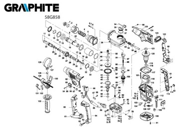 Графитовый клин 58G874 58G859 58G858