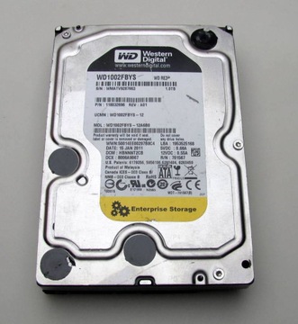 Dysk 1Tb WD RE3 ENTERPRISE STORAGE 3,5 DO PC