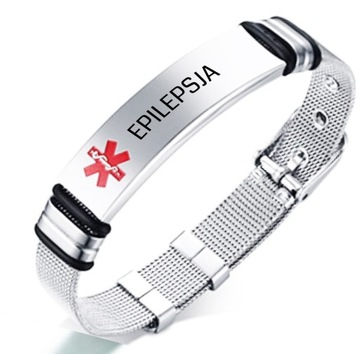 PADACZKA Bransoletka Ratunkowa ze Znakiem Medycznym