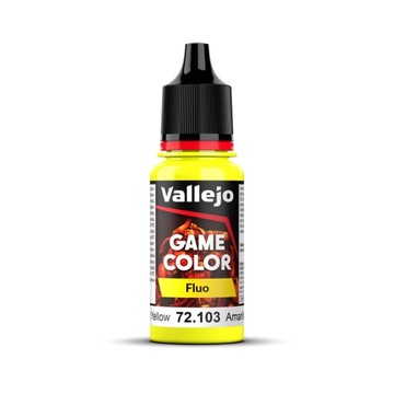 Farba Vallejo 72.103 Fluo Yellow 18ml Game Color