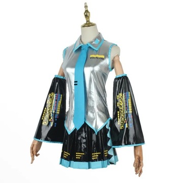 Cosplay Hatsune Miku Halloween Kostium Peruka Niebieski