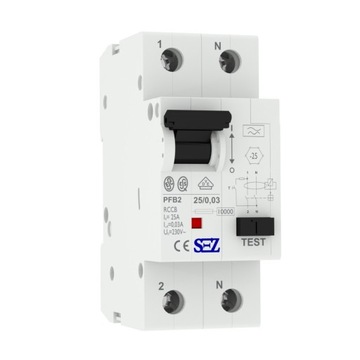 Wyłącznik różnicowoprądowy SEZ PFB2 25/0,3 0090663