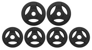 Obciążenie żeliwne 10KG kierownica 30mm ZESTAW