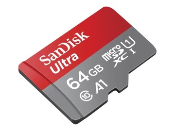 КАРТА SANDISK MICROSD 64 ГБ CL10 АДАПТЕР FULLHD