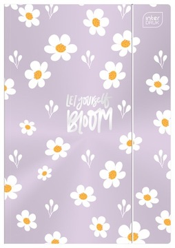 КАРТОННАЯ ПАПКА А4 С РЕЗИНОВЫМ КАРТОНОМ INTERDRUK METALLIC MIX