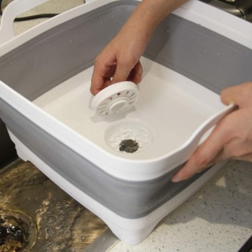 Миска Berger складная со сливом 30 х 30 х 7 см.