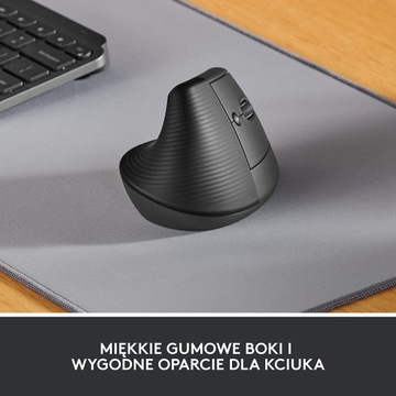 Беспроводная мышь Logitech Lift R Graphite