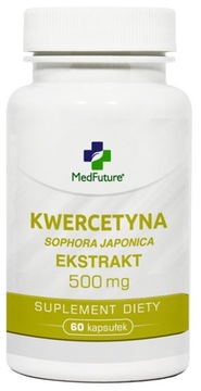 MedFuture Kwercetyna 500mg Ekstrakt Wątroba 60kaps