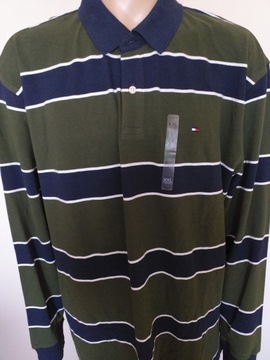 TOMMY HILFIGER KOSZULKA POLO LONG SLEEVE MĘSKA XXL